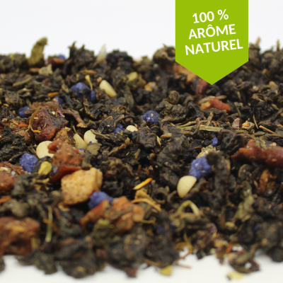 Thé Oolong Poire Violette - Alliance Gourmande & Florale - FBKT